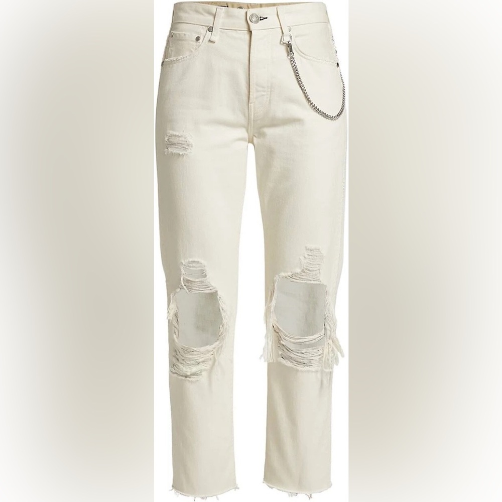 NWOT rag & bone Maya high-rise jeans, made in USA, size 25